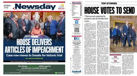 Newsday – January 16, 2020