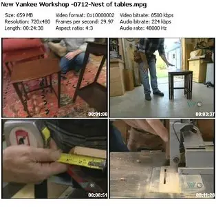 The New Yankee Workshop - Nest of Tables
