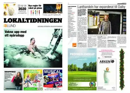 Lokaltidningen Lund – 28 december 2019