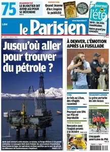 Le Parisien + Cahier Paris du Samedi 21 Juillet 2012