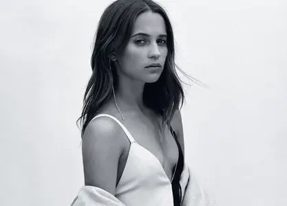 Alicia Vikander by Johan Sandberg for InStyle August 2015