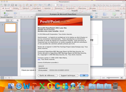 Microsoft Office for Mac Home & Business 2011 VL v14.1.4 French