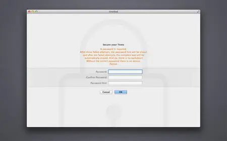 SecureTexts knapsack v1.1 Mac OS X
