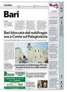 la Repubblica Bari - 16 Giugno 2018