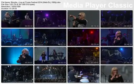 Blondie - Live at iTunes Festival (2014) Web-DL 1080p