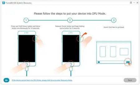 TunesKit iOS System Recovery 4.1.0.35