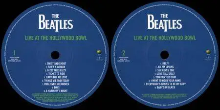 The Beatles - Live at the Hollywood Bowl (2016) 2LP/FLAC