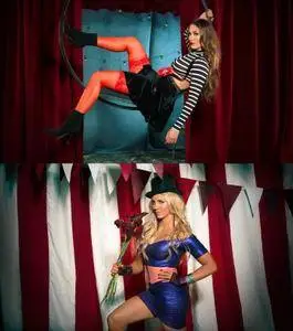 WWE Divas - Halloweens Dark Carnival Shoot 2016