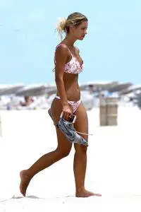 Sierra Skye - Bikini on the beach in Miami 7-19-2017