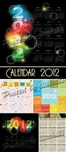 Calendars 2012 year - vector