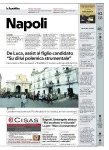 la Repubblica Napoli - 7 Febbraio 2018