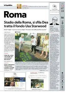 la Repubblica Roma - 12 Luglio 2018
