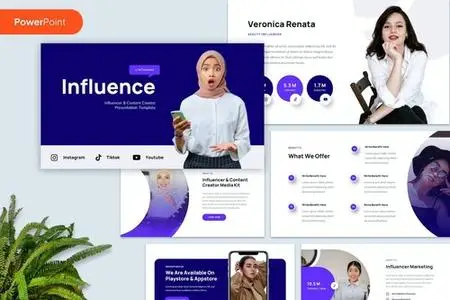 Influencer & Content Creator PowerPoint