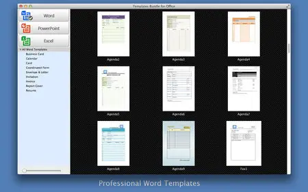 Templates Bundle for Office v1.3 Mac OS X