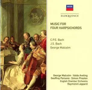 VA - Music For Four Harpsichords: CPE Bach, JS Bach, G Malcolm (2017)