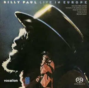Billy Paul - Live In Europe (1974) [Reissue 2018] MCH PS3 ISO + DSD64 + Hi-Res FLAC