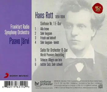 Frankfurt Radio Symphony Orchestra, Paavo Jarvi - Hans Rott: Symphony No.1, Suite (2012)