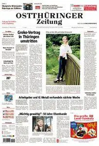 Ostthüringer Zeitung Schleiz - 08. Februar 2018