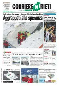 Corriere di Rieti - 23 Gennaio 2017