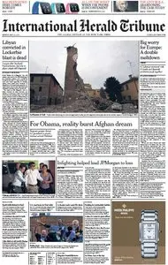 International Herald Tribune from Monday, 21. May 2012
