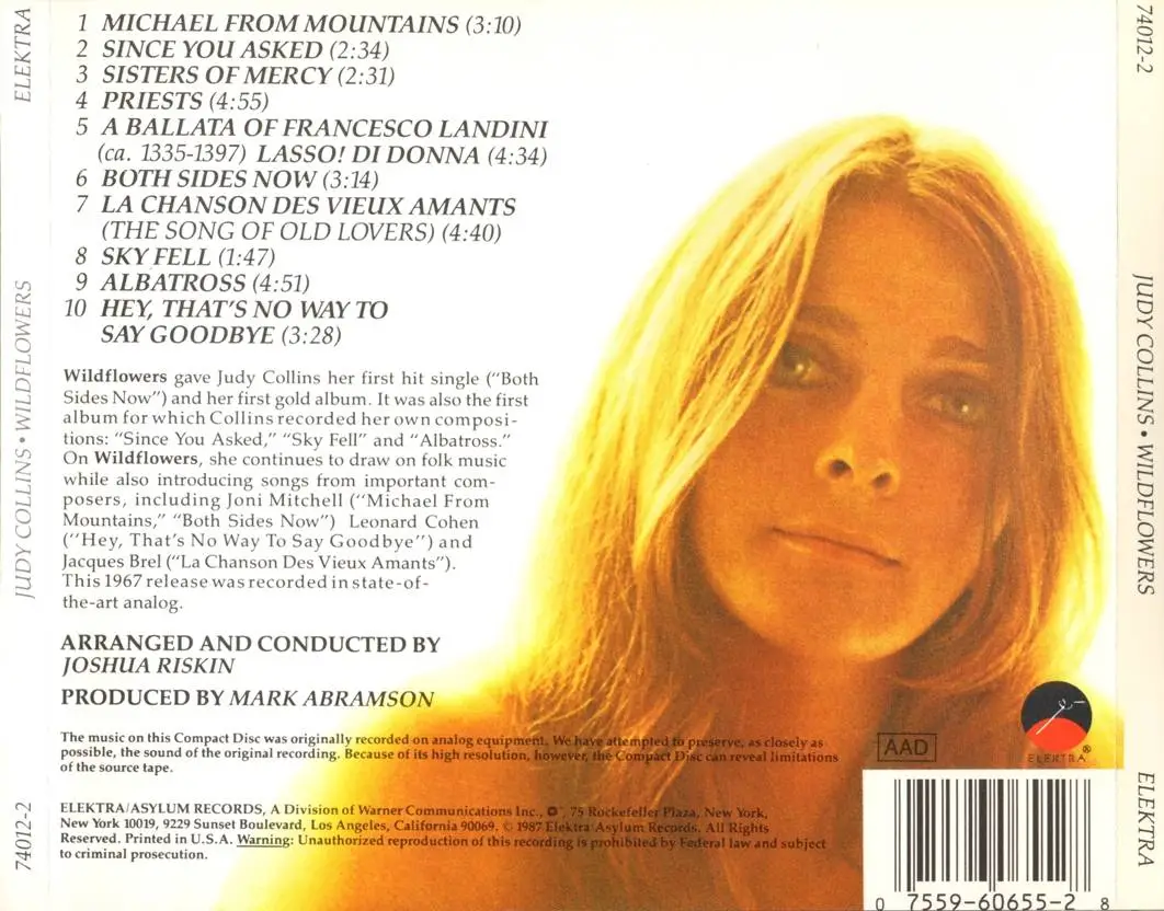 Judy Collins Wildflowers 1967 1987 Avaxhome 