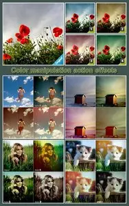 Action for Photoshop - Color manipulation