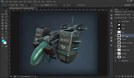 Creative Development: Aircraft Modeling and Texturing Techniques in Maya and Silo