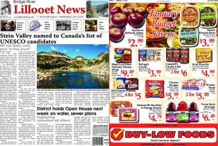 Bridge River Lillooet News – January 03, 2018
