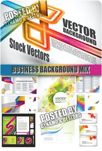 Business Background mix - Stock Vectors