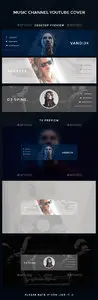 GraphicRiver - Youtube Music Channel Art