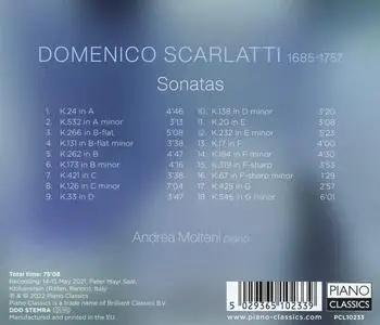 Andrea Molteni - Domenico Scarlatti: Sonatas (2022)