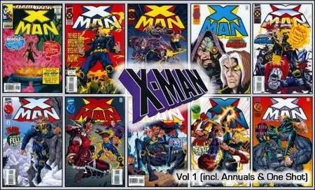 X-Man: Issues -1-75 (incl. Annuals & One Shot)