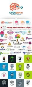 Vectors - Shiny Brain Creative Logo 3