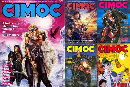 Revista Cimoc #71 to #75 (1987)