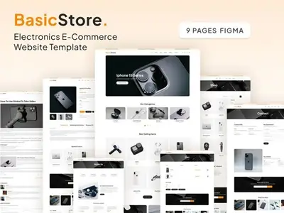 Electronics E-commerce Website Template for Figma