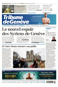 Tribune de Genève - 10 Decembre 2024