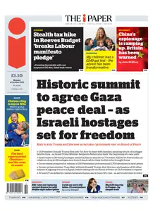 The i Newspaper - 13 October 2025