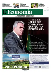 Corriere del Mezzogiorno Puglia L'Economia - 15 Settembre 2025
