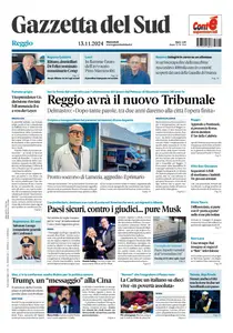 Gazzetta del Sud Reggio Calabria - 13 Novembre 2024