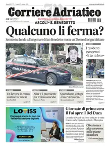 Corriere Adriatico Ascoli - 17 Marzo 2025