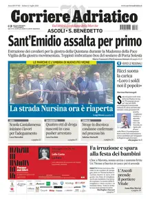 Corriere Adriatico Ascoli - 12 Luglio 2025