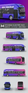 Hyundai Electric City Bus Mockup 27476773
