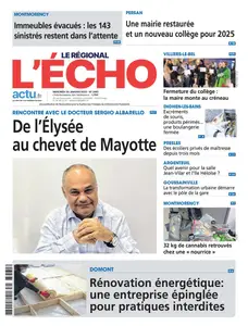 L'Echo Le Régional - 29 Janvier 2025