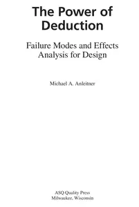 Power of Deduction - Failure Modes and Effects Analysis for Design