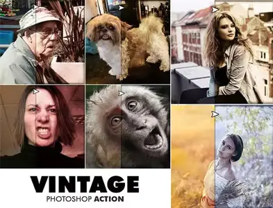 Vintage Actions for Photoshop