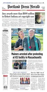 Portland Press Herald - 29 April 2026