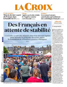 La Croix - 15 Septembre 2025