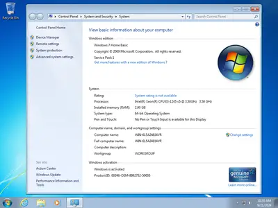 Windows 7 SP1 AIO 5in1 Multilingual (x64) Preactivated September 2024