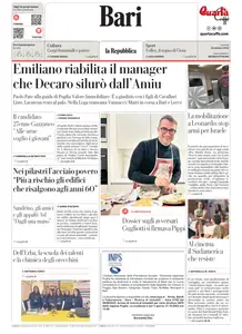 la Repubblica Bari - 23 Ottobre 2025