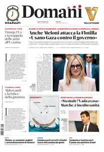 Domani - 25 Settembre 2025